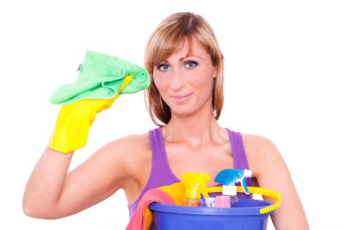 Office cleaning service for a Queenspark business reception area