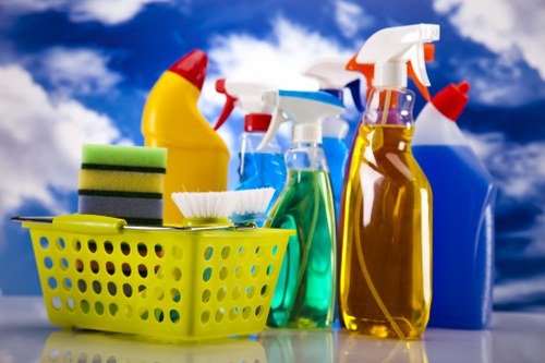 Commercial cleaning team preparing a Queenspark office for daily business use