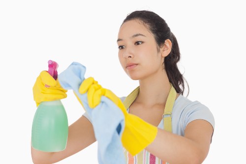 Deep bathroom cleaning service for a Queenspark rental property
