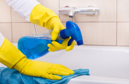 Customer property readiness before a cleaner arrives