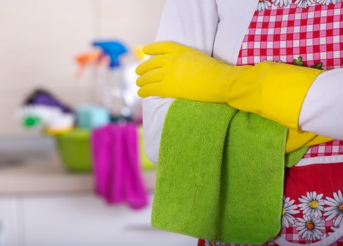Local cleaning team preparing a Queenspark home for a one-time clean